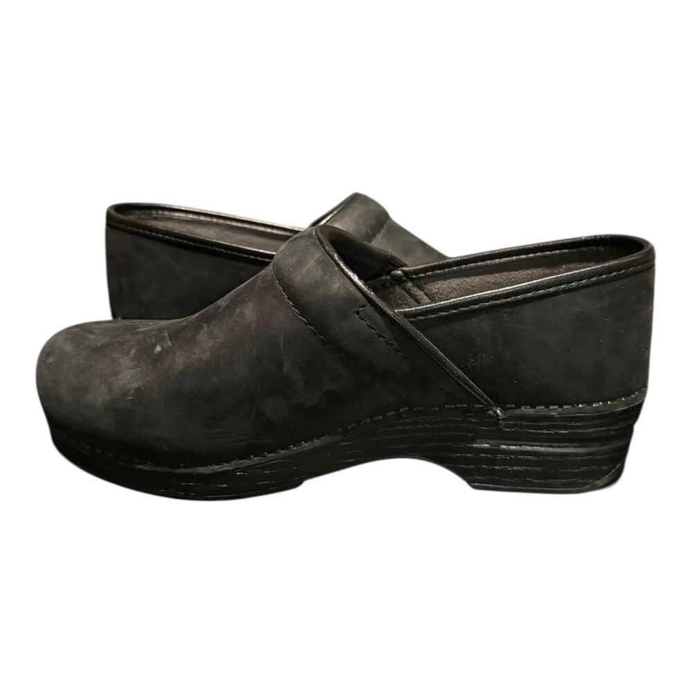 Dansko XP Women’s Professional Black Leather Clogs Career Shoes Size 39 US 8 - Picture 7 of 9